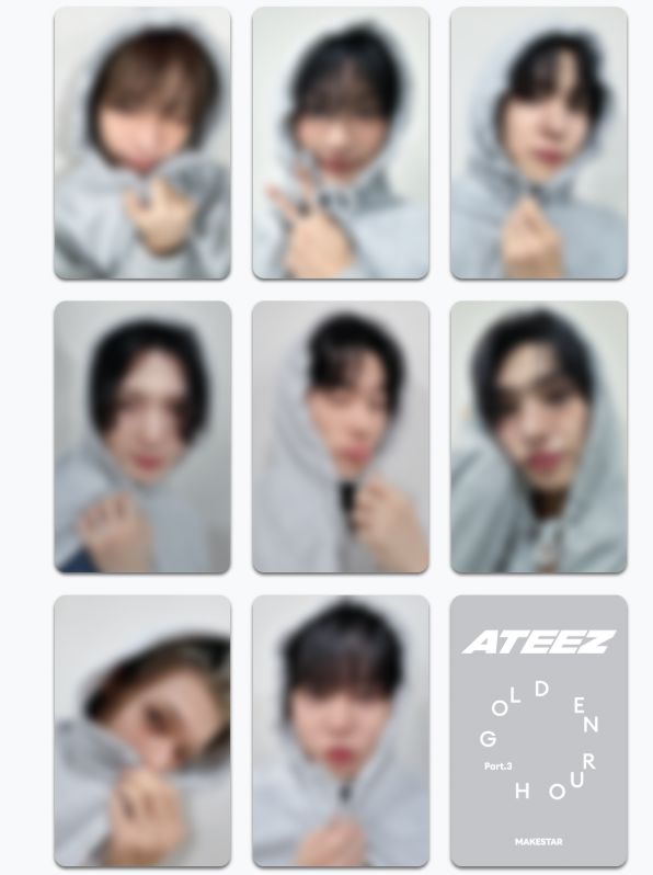 ATEEZ - GOLDEN HOUR : PART.3 (POCA ALBUM VER.) + Makestar Photocard 3 Nolae