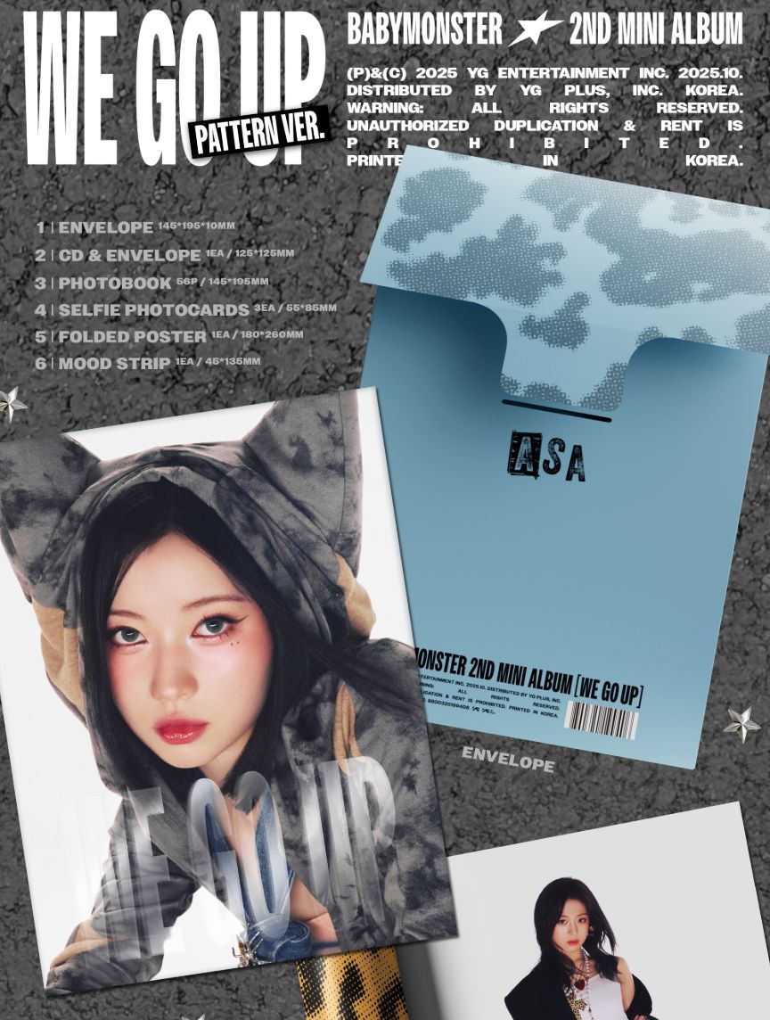 BABYMONSTER - WE GO UP (PATTERN VER.) Nolae