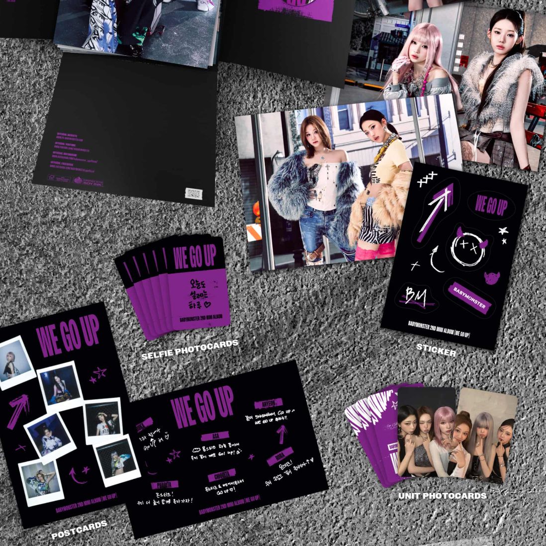 BABYMONSTER - WE GO UP (POSTCARD VER.) Nolae