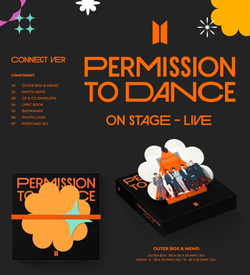 BTS - PERMISSION TO DANCE ON STAGE - LIVE (LIVE ALBUM) + Weverse Gift Nolae