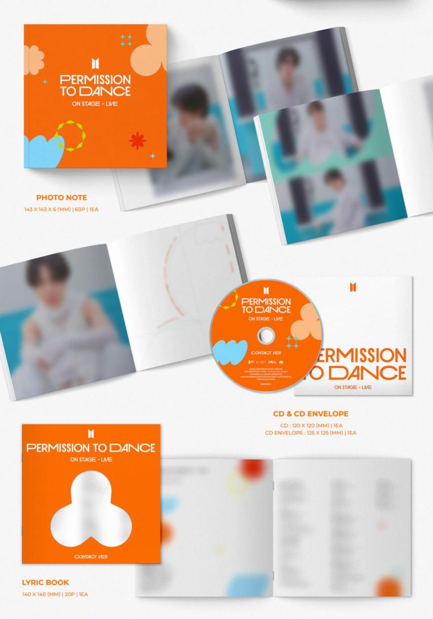 BTS - PERMISSION TO DANCE ON STAGE - LIVE (LIVE ALBUM) + Weverse Gift Nolae