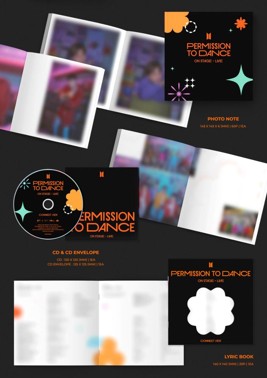 BTS - PERMISSION TO DANCE ON STAGE - LIVE SET & DIGITAL CODE + Weverse Gift Nolae