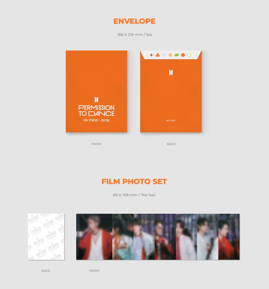 BTS - PERMISSION TO DANCE ON STAGE - LIVE SET & DIGITAL CODE + Weverse Gift Nolae