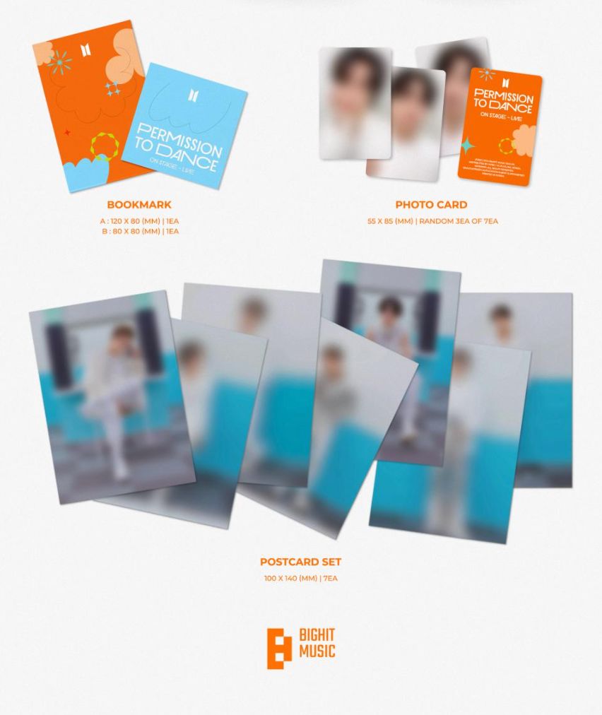 BTS - PERMISSION TO DANCE ON STAGE - LIVE SET & DIGITAL CODE + Weverse Gift Nolae