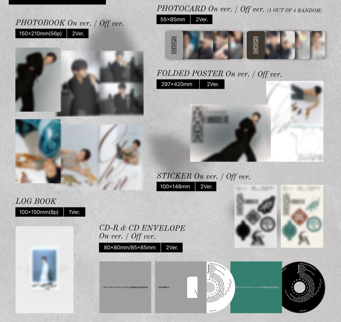CHEN (EXO) - ARCADIA (PHOTOBOOK VER.) Nolae