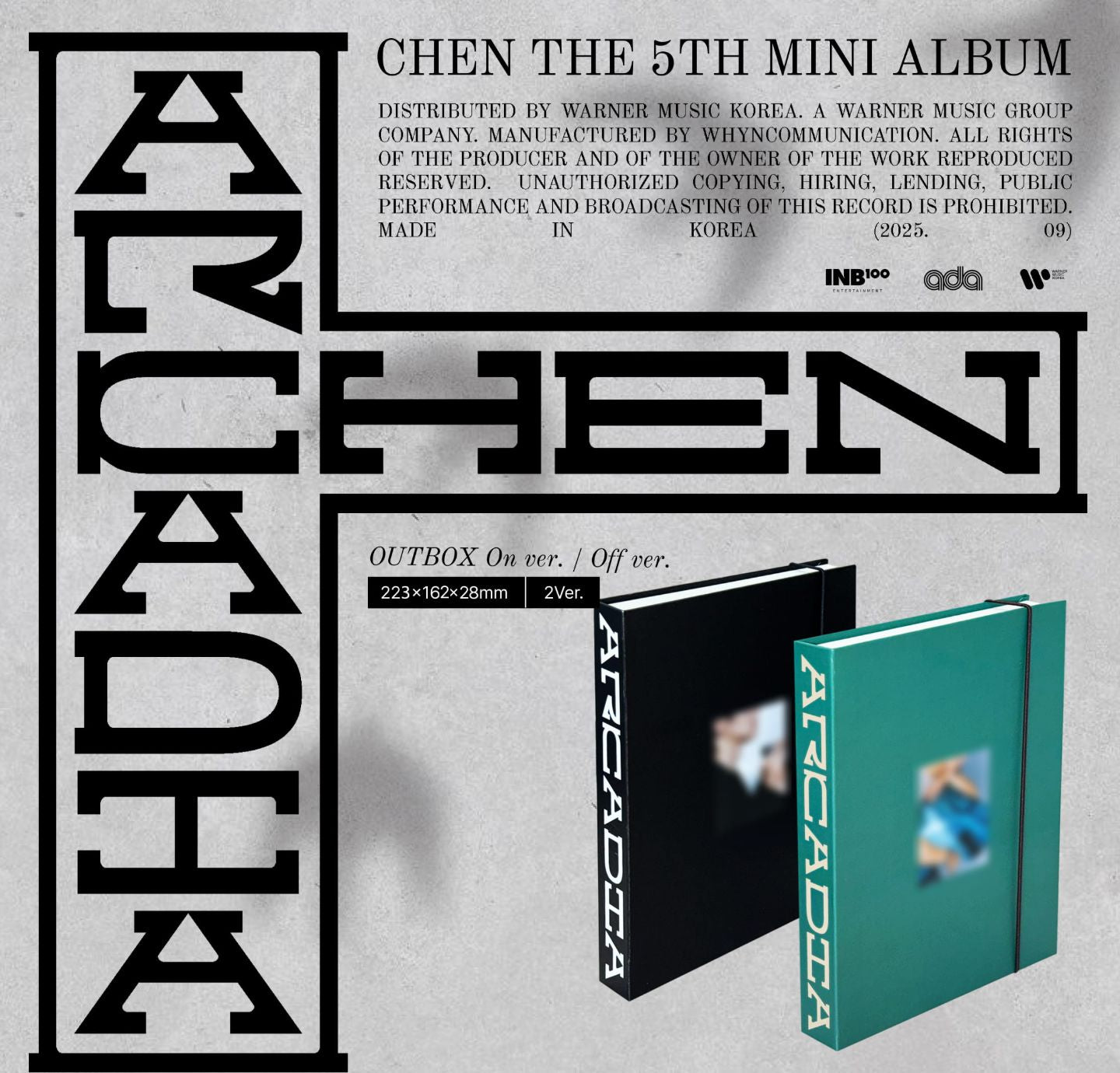 CHEN (EXO) - ARCADIA (PHOTOBOOK VER.) Nolae