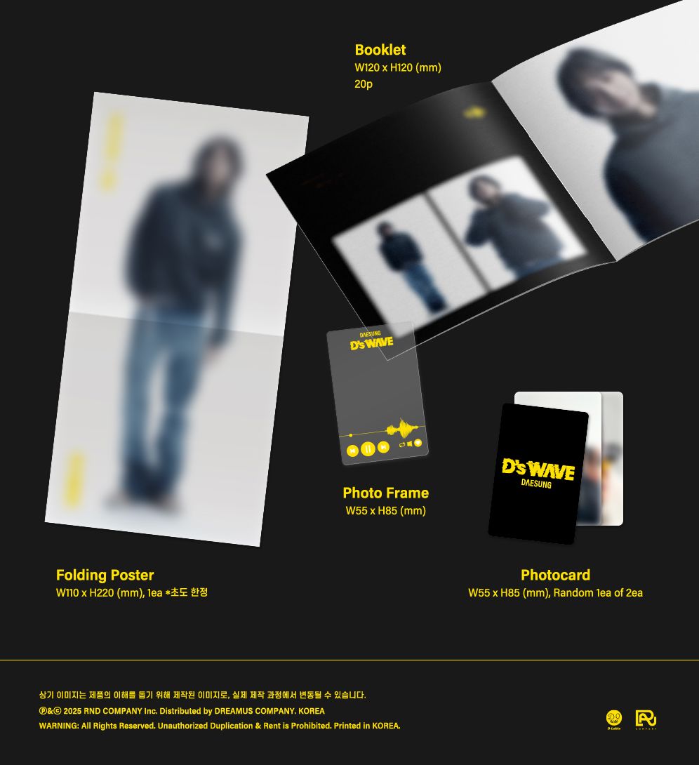 DAESUNG (BIGBANG) - D’S WAVE (BLACK VER.) Nolae