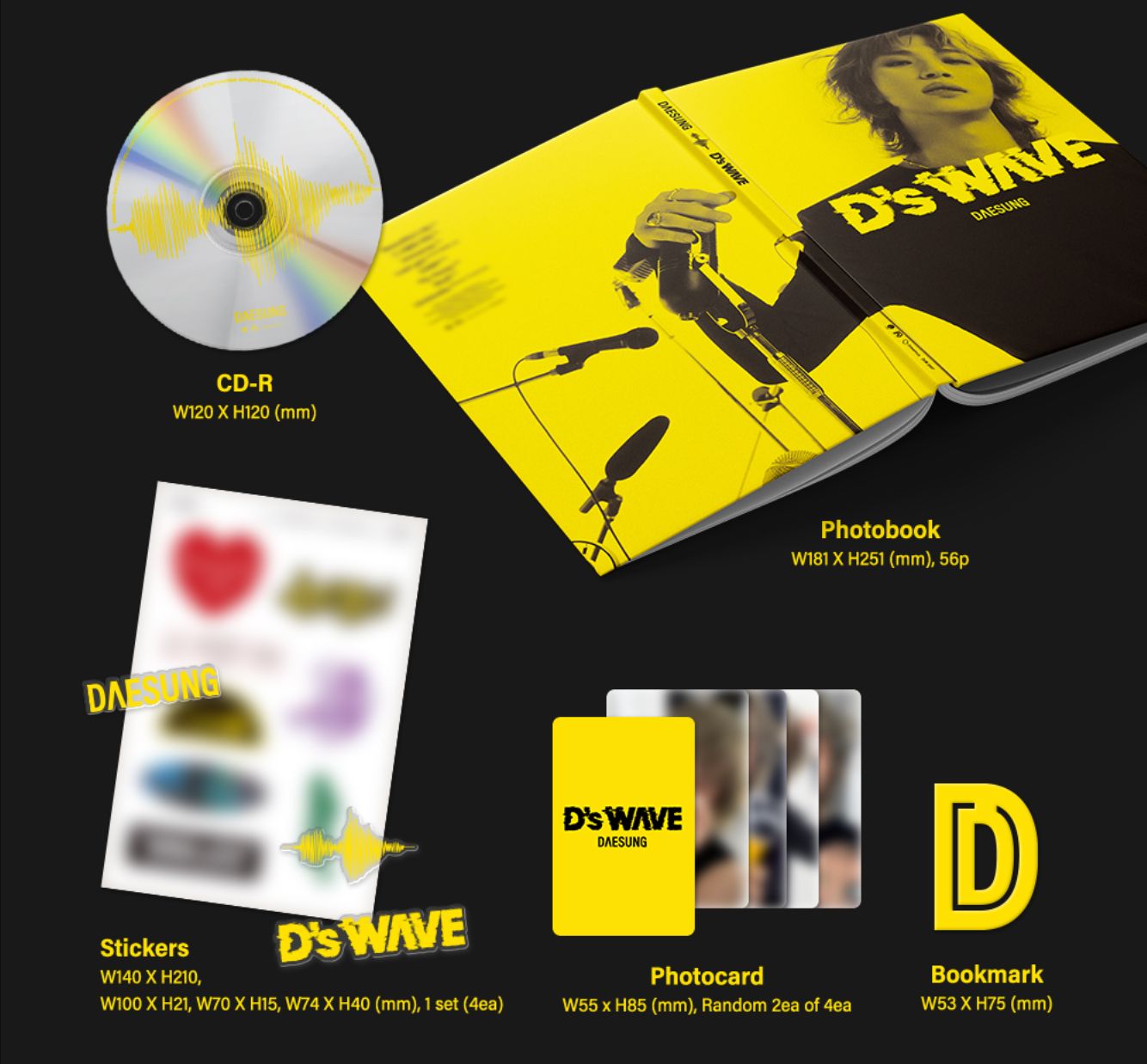DAESUNG (BIGBANG) - D’S WAVE (YELLOW VER.) Nolae
