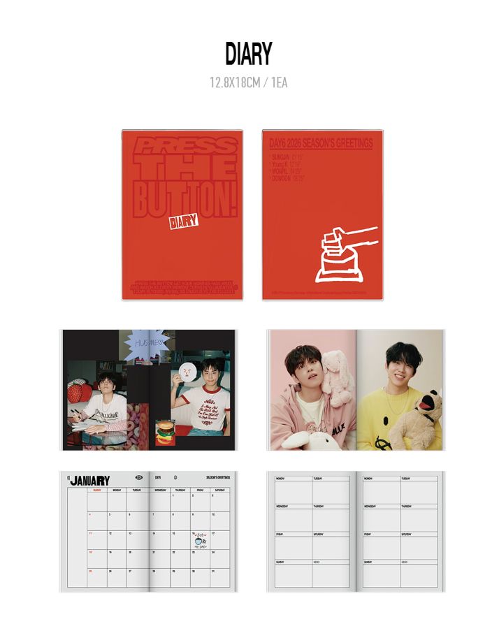 DAY6 - 2026 SEASON'S GREETINGS (PRESS THE BUTTON) Nolae