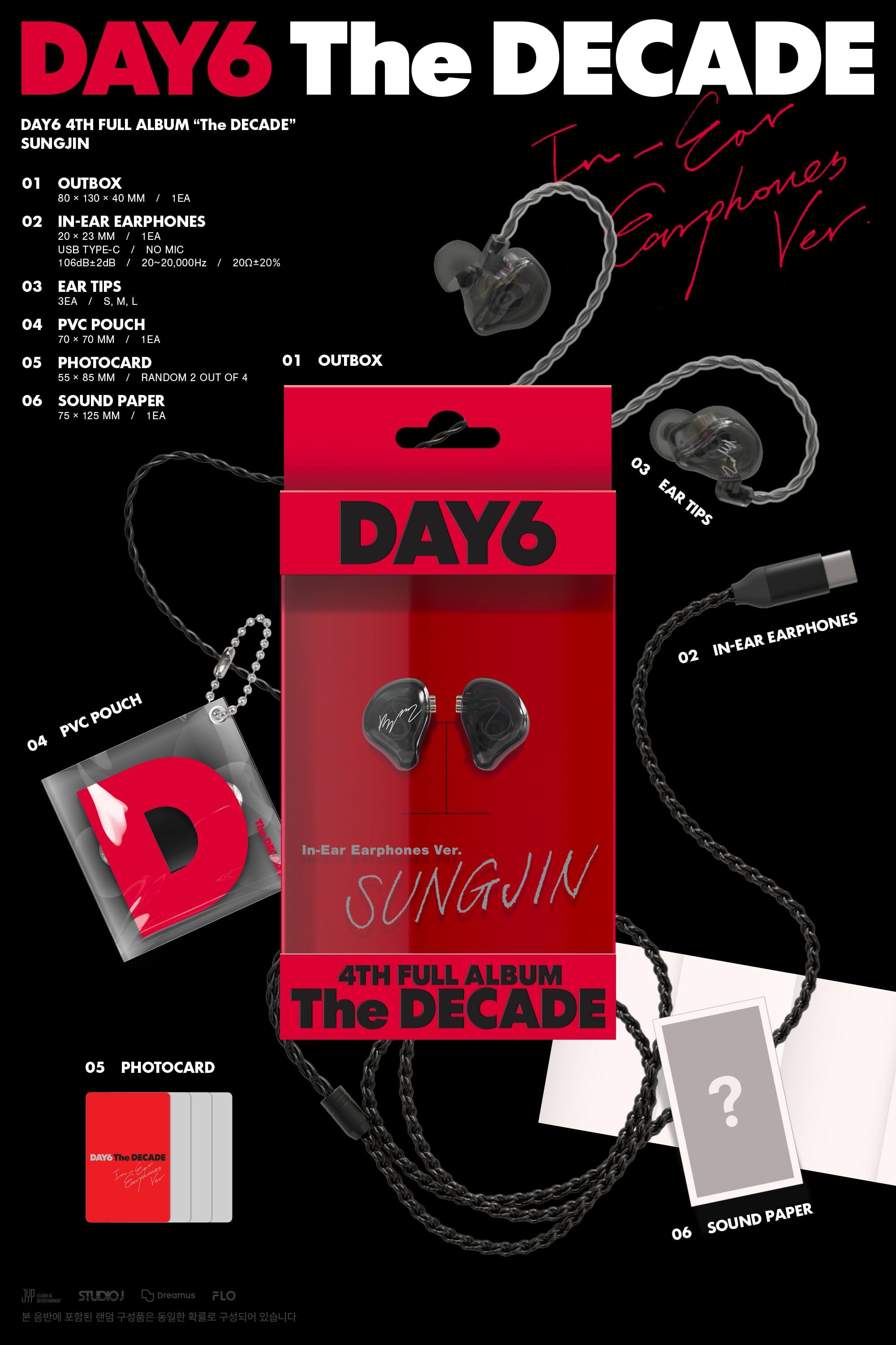 DAY6 - THE DECADE (IN-EAR EARPHONES VER.) Nolae