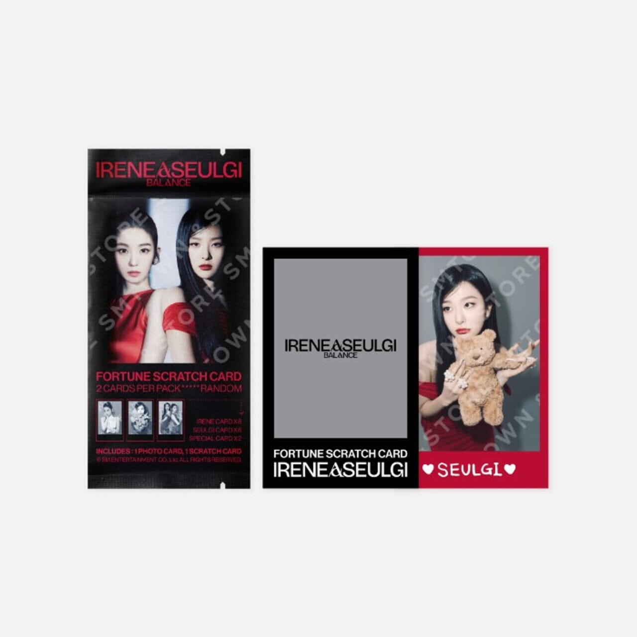 IRENE & SEULGI (RED VELVET) - FORTUNE SCRATCH CARD SET (CONCERT TOUR 'BALANCE' MD) Nolae