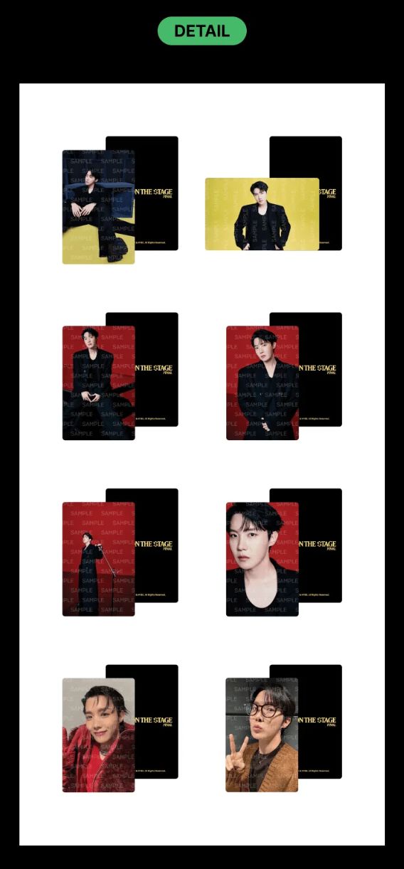 J-HOPE (BTS) - MINI PHOTO CARD SET (J-HOPE TOUR 'HOPE ON THE STAGE FINAL' MD) Nolae