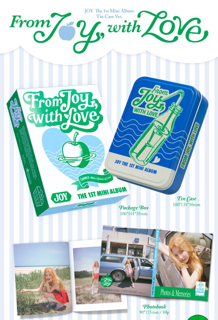 JOY (RED VELVET) - FROM JOY, WITH LOVE (TIN CASE VER.) (SMART ALBUM) Nolae