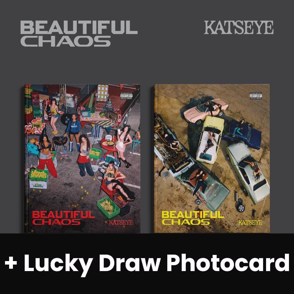 KATSEYE - BEAUTIFUL CHAOS + Lucky Draw Soundwave Photocard Nolae