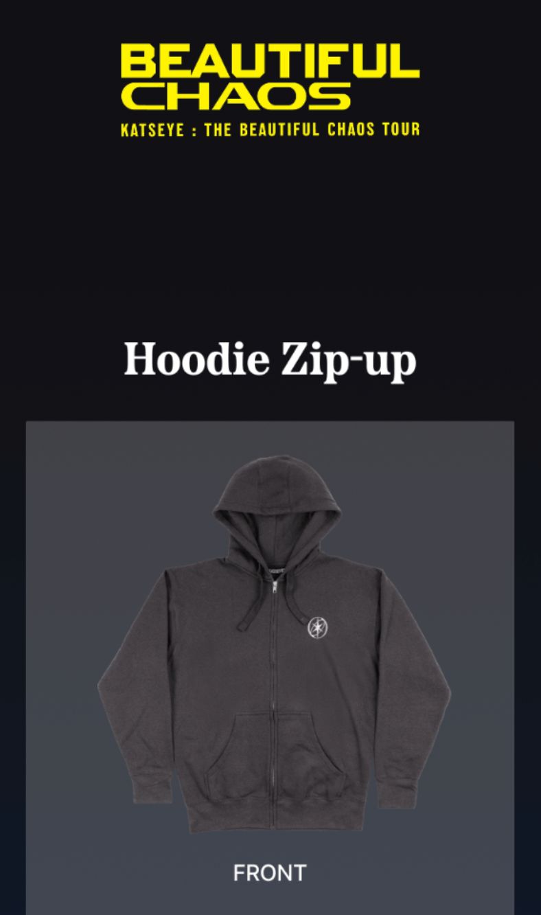 KATSEYE - T-SHIRTS & HOODIES (THE BEAUTIFUL CHAOS OFFICIAL MD) Nolae