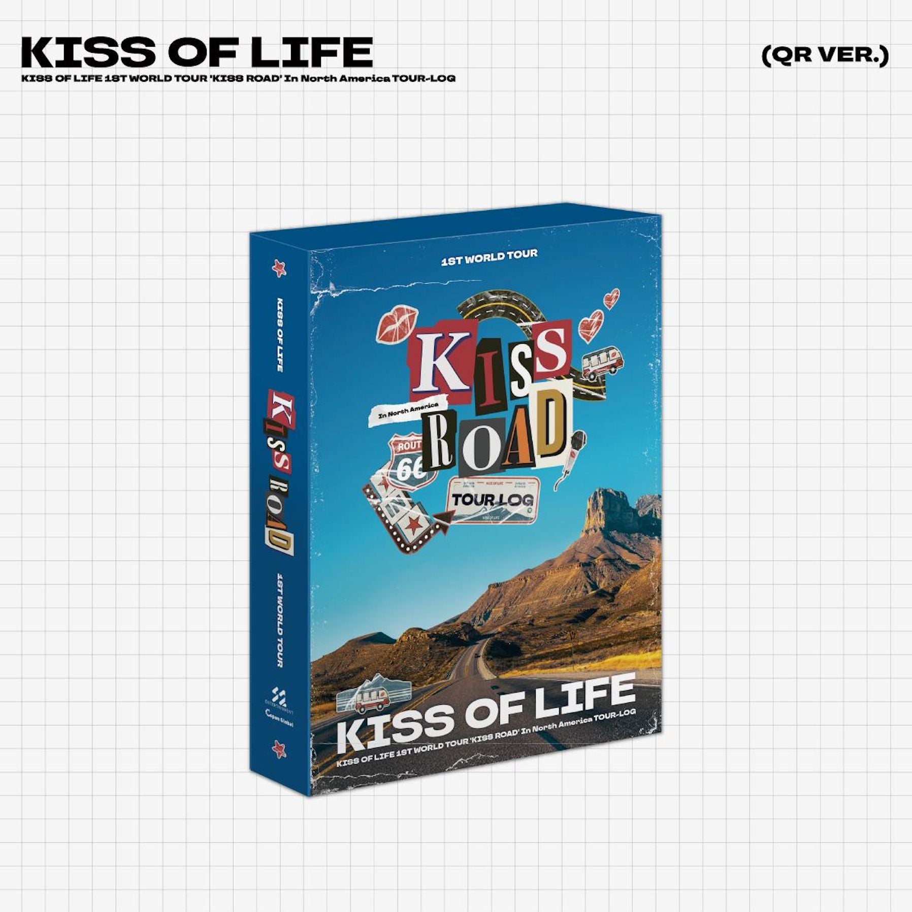 KISS OF LIFE - 1ST WORLD TOUR 'KISS ROAD' IN NORTH AMERICA TOUR-LOG (QR VER.) Nolae
