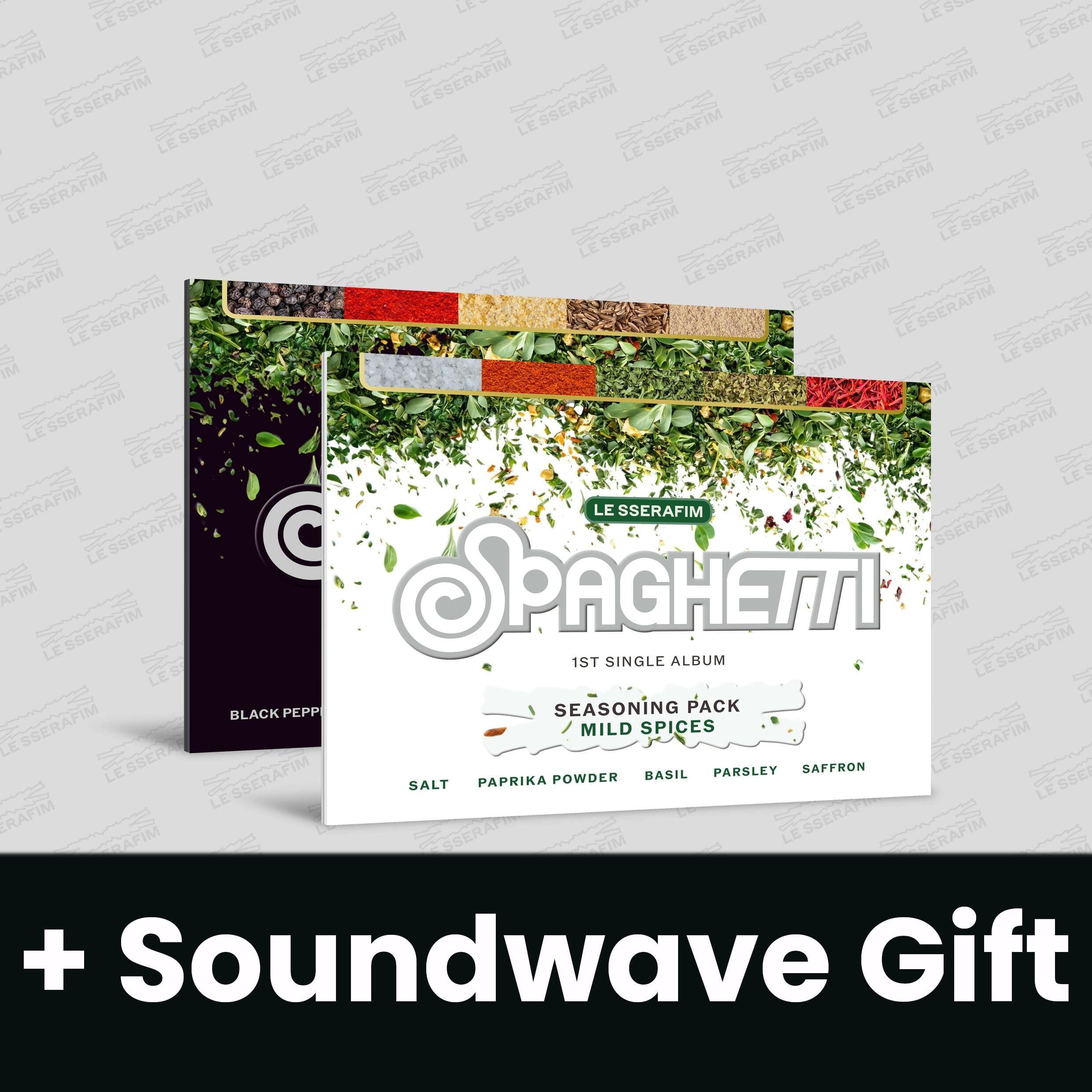 LE SSERAFIM - SPAGHETTI (WEVERSE ALBUMS VER.) + Soundwave Gift Nolae