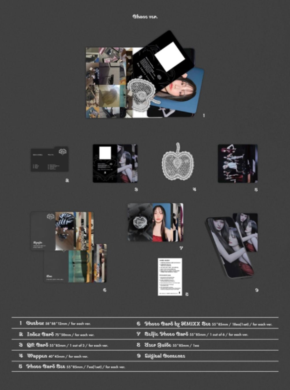 NMIXX - BLUE VALENTINE (PLATFORM ALBUM POCA ALBUM VER.) + Apple Music Photocard Nolae