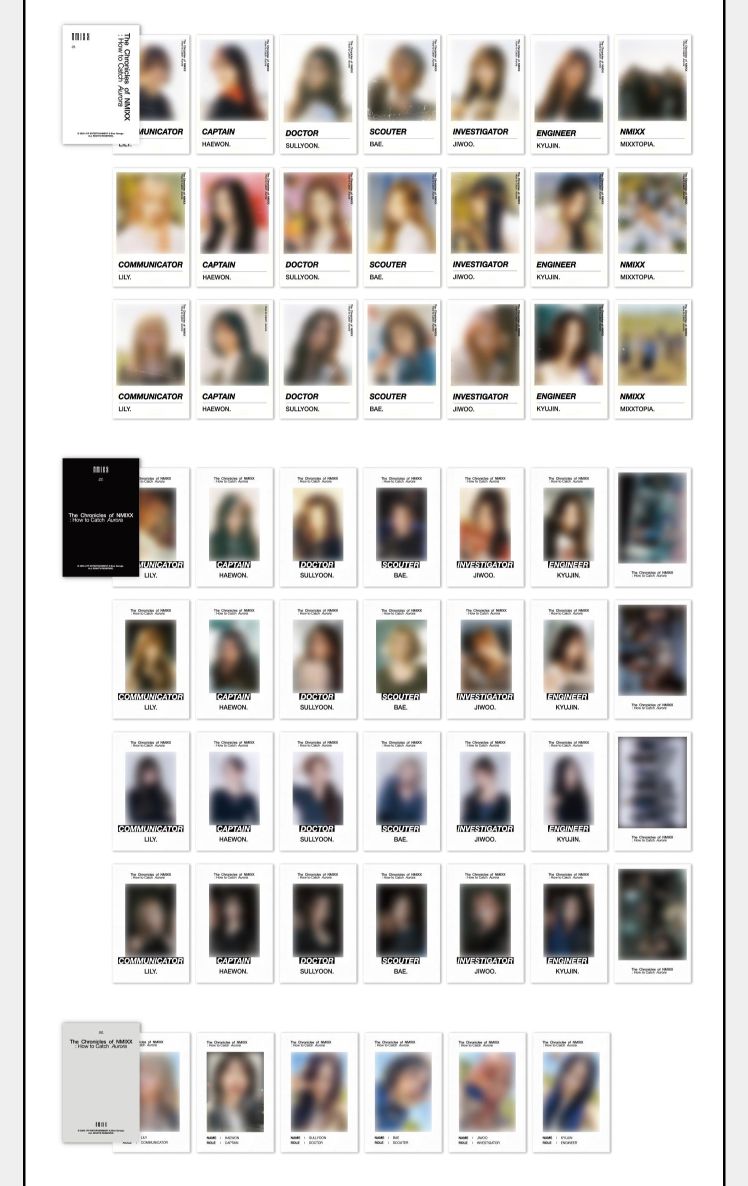 NMIXX - SPECIAL TRADING CARD (THE CHRONICLES OF NMIXX : HOW TO CATCH AURORA) Nolae