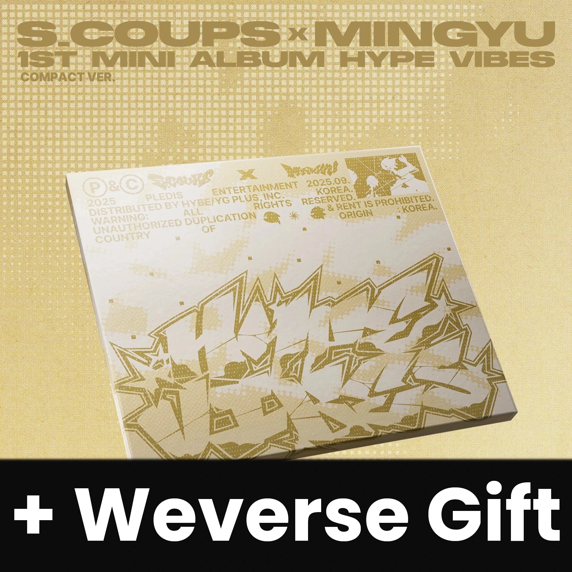 S.COUPS X MINGYU (SEVENTEEN) - HYPE VIBES (COMPACT VER.) + Weverse Gift Nolae