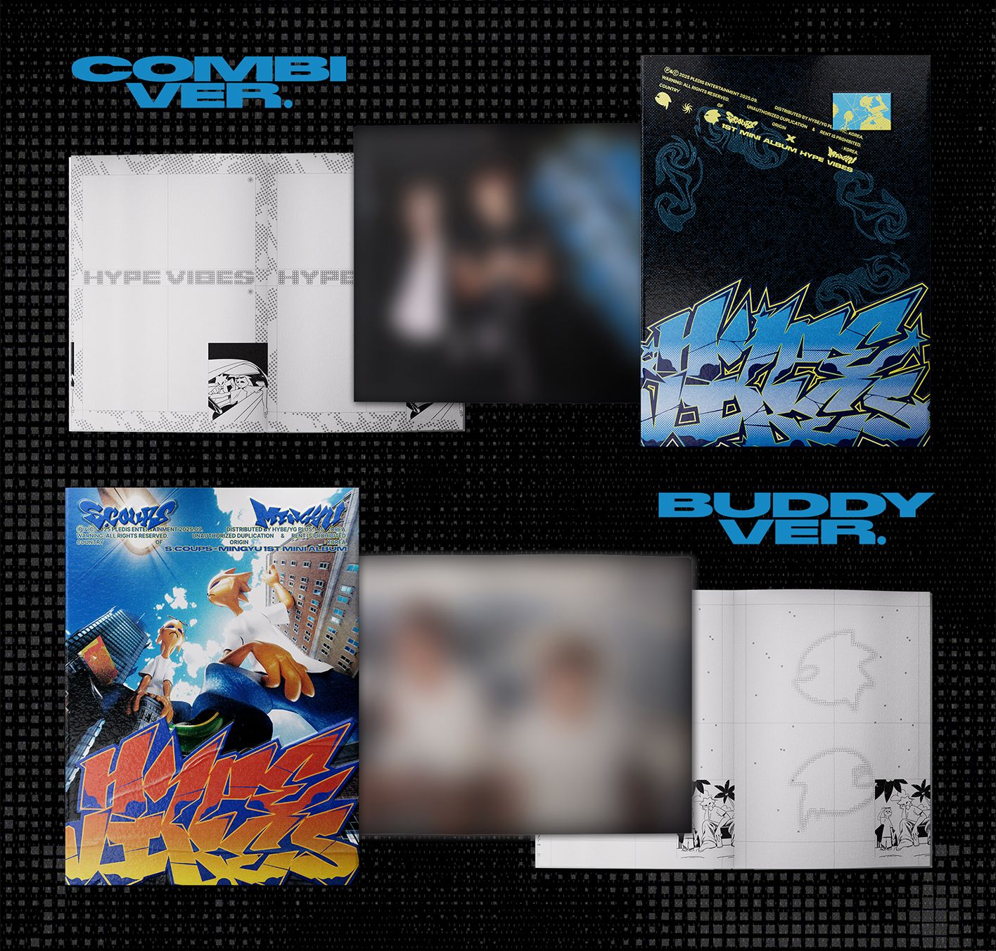 S.COUPS X MINGYU (SEVENTEEN) - HYPE VIBES (STANDARD VER.) + Weverse Gift Nolae