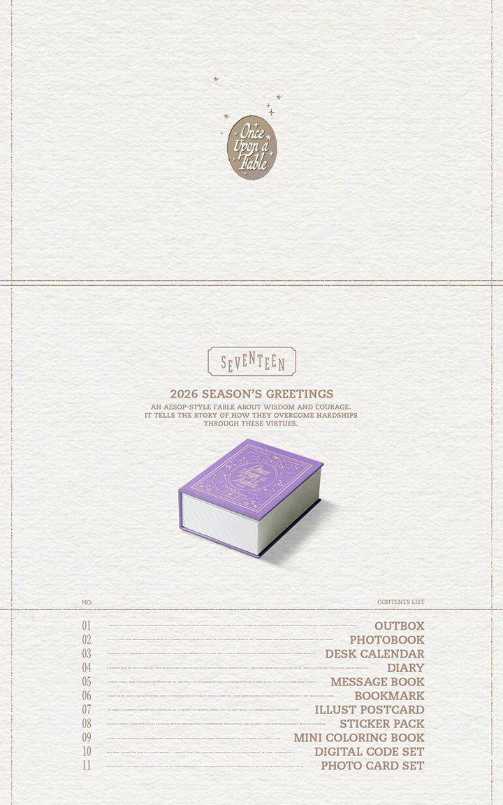 SEVENTEEN - 2026 SEASON'S GREETINGS + POB WEVERSE GIFT Nolae
