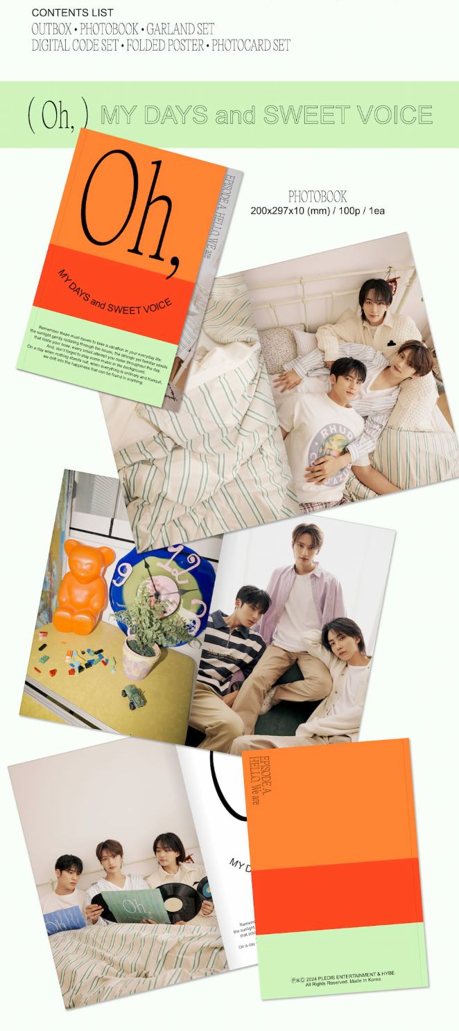SEVENTEEN - UNIT PHOTOBOOK (EPISODE: OH, MY DAYS AND SWEET VOICE)