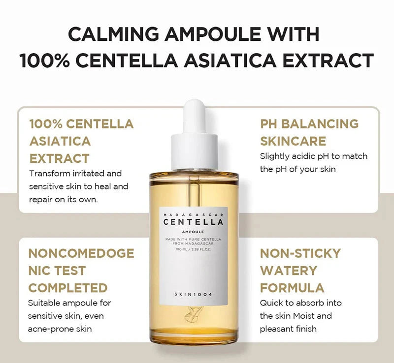 SKIN1004 - MADAGASCAR CECNTELLA AMPOULE (100ML) Nolae