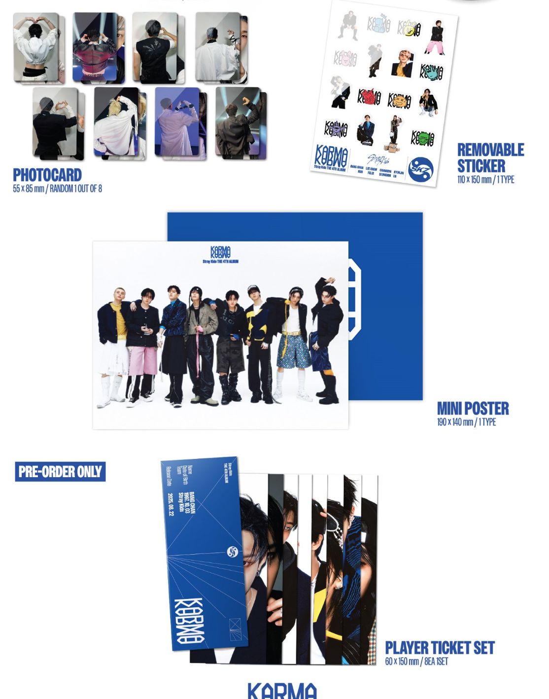 STRAY KIDS - KARMA + BDM Photocard Nolae