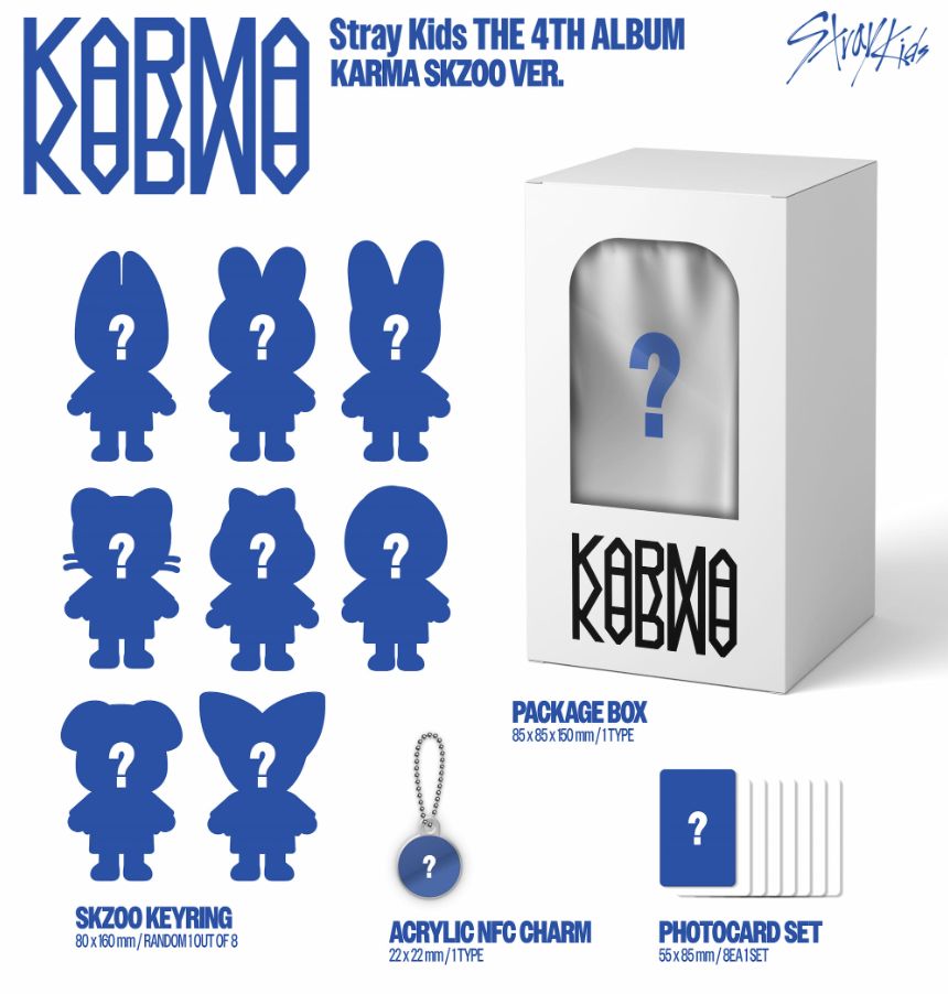 STRAY KIDS - KARMA (SKZOO VER.) + YES24 Photocard Nolae