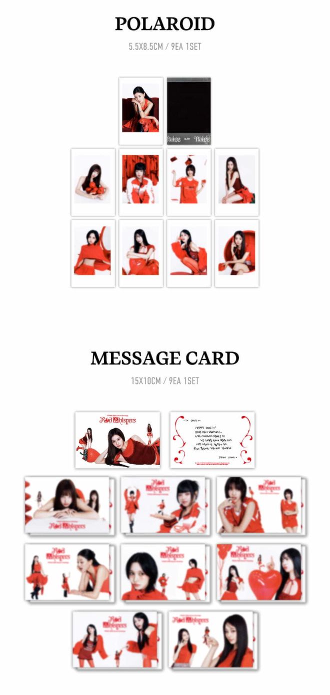 TWICE - 2026 SEASON'S GREETINGS (RED WHISPERS) + Special Photocard Set Nolae