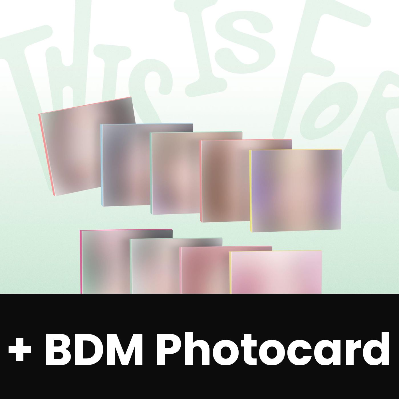 TWICE - THIS IS FOR (DIGIPACK VER.) + BDM Photocard Nolae