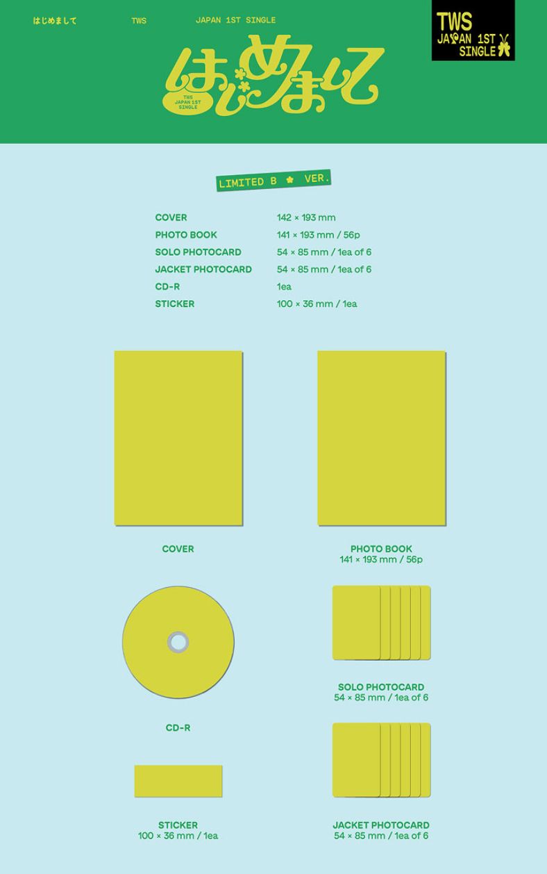 TWS - JAPAN 1ST SINGLE (はじめまして) + Weverse Gift Nolae