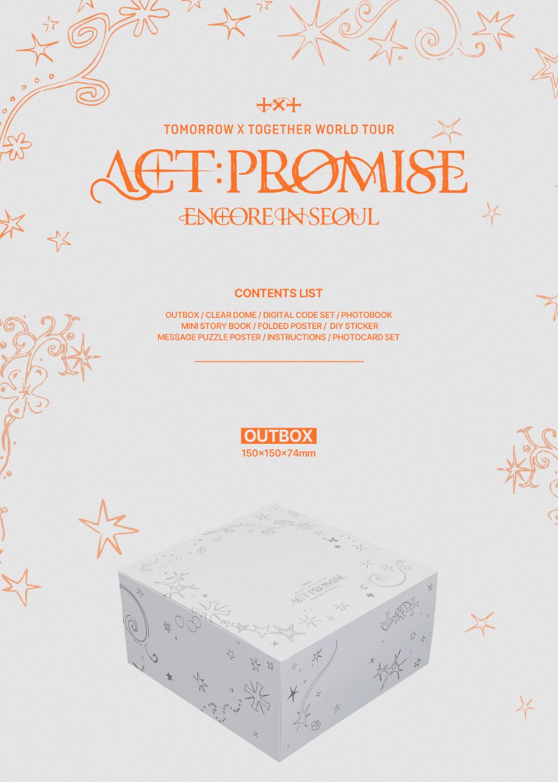 TXT - WORLD TOUR <ACT : PROMISE> ENCORE IN SEOUL + Weverse Gift Nolae