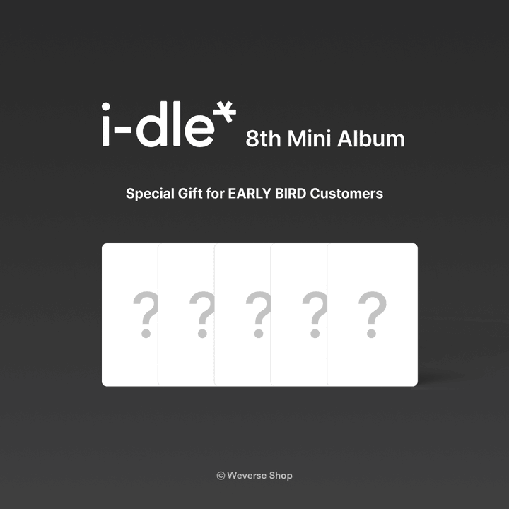 I-DLE - 8TH MINI ALBUM (SPECIAL JEWEL VER.) + EARLY-BIRD Weverse Gift