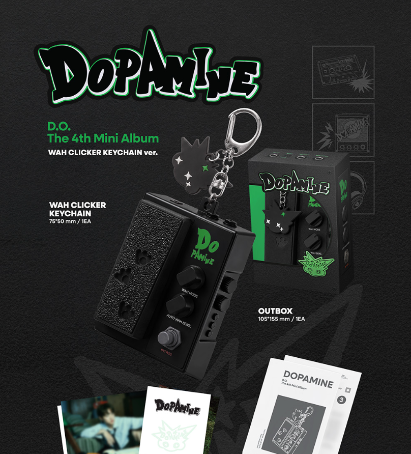 D.O. (EXO) - DOPAMINE (WAH CLICKER KEYCHAIN VER.) (LIMITED EDITION)