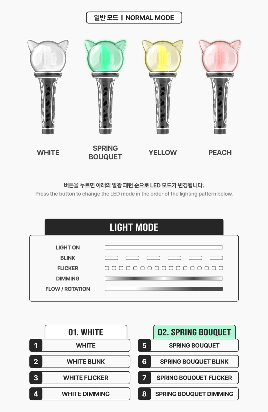 PARK JI HOON - OFFICIAL LIGHT STICK VER.2