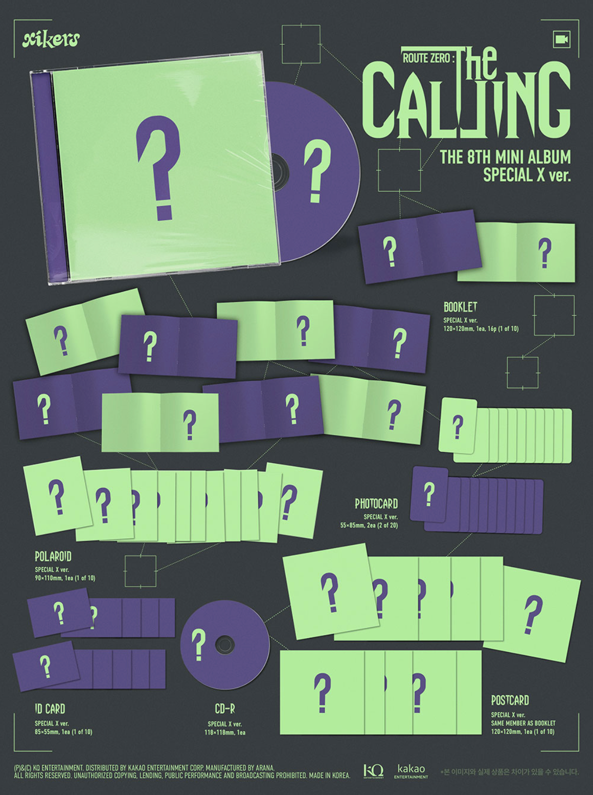 XIKERS - ROUTE ZERO : THE CALLING (SPECIAL X VER.)