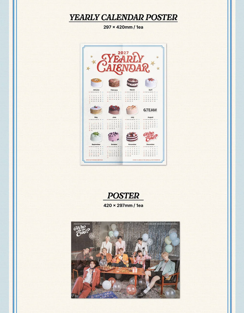 &TEAM - 2027 SEASON'S GREETINGS (WHO ATE THE CAKE?)