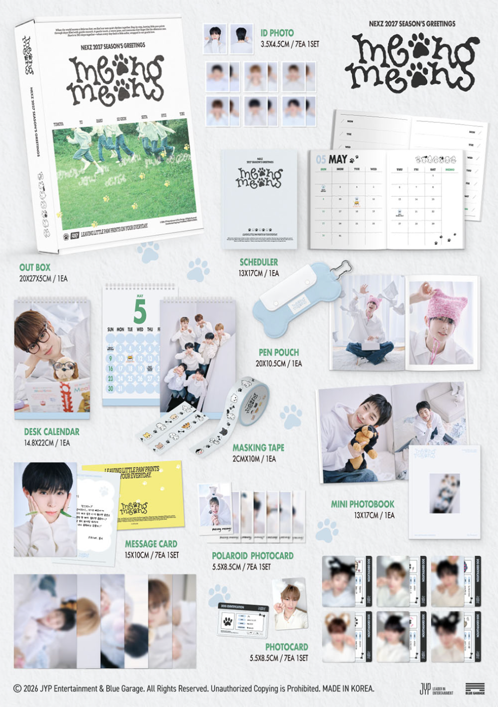 NEXZ - 2027 SEASON'S GREETINGS (MEONG MEONG)