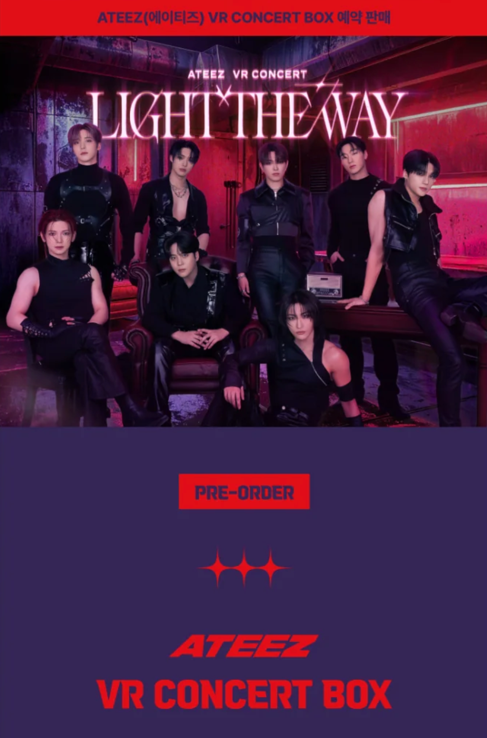 ATEEZ - LIGHT THE WAY (VR CONCERT BOX)