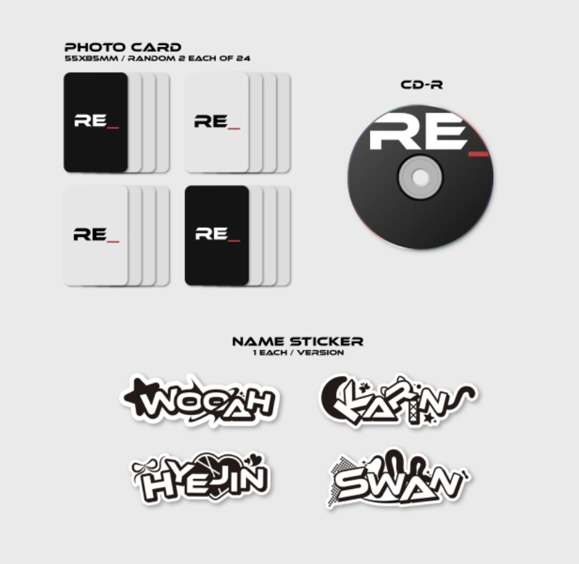 CRAXY - RE_ (1ST SINGLE ALBUM) JEWEL CASE