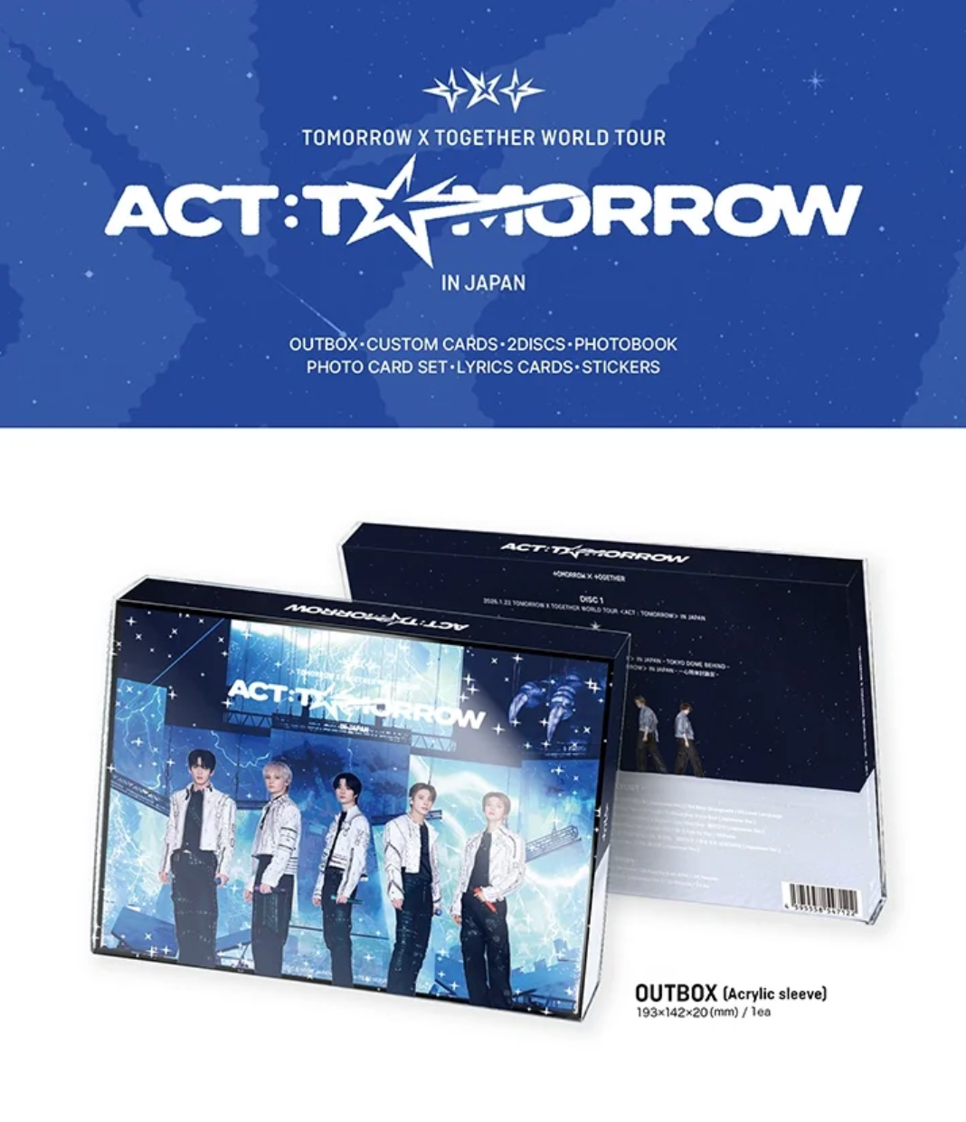 TXT - ACT : TOMORROW IN JAPAN (BLU-RAY & DIGITAL CODE) + Weverse Japan Gift