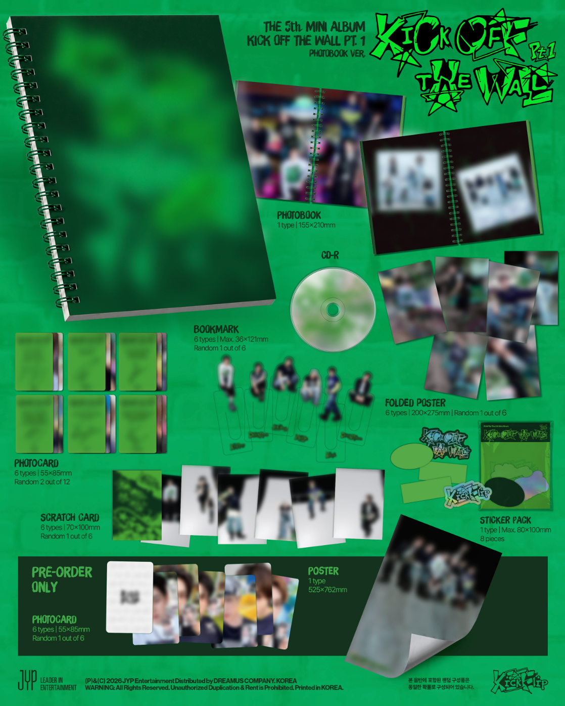 KICKFLIP - KICK OFF THE WALL PT. 1 (PHOTOBOOK VER.)