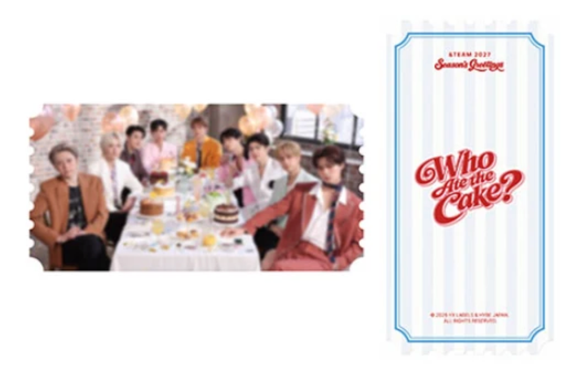 &TEAM - 2027 SEASON'S GREETINGS (WHO ATE THE CAKE?) + Special Gift