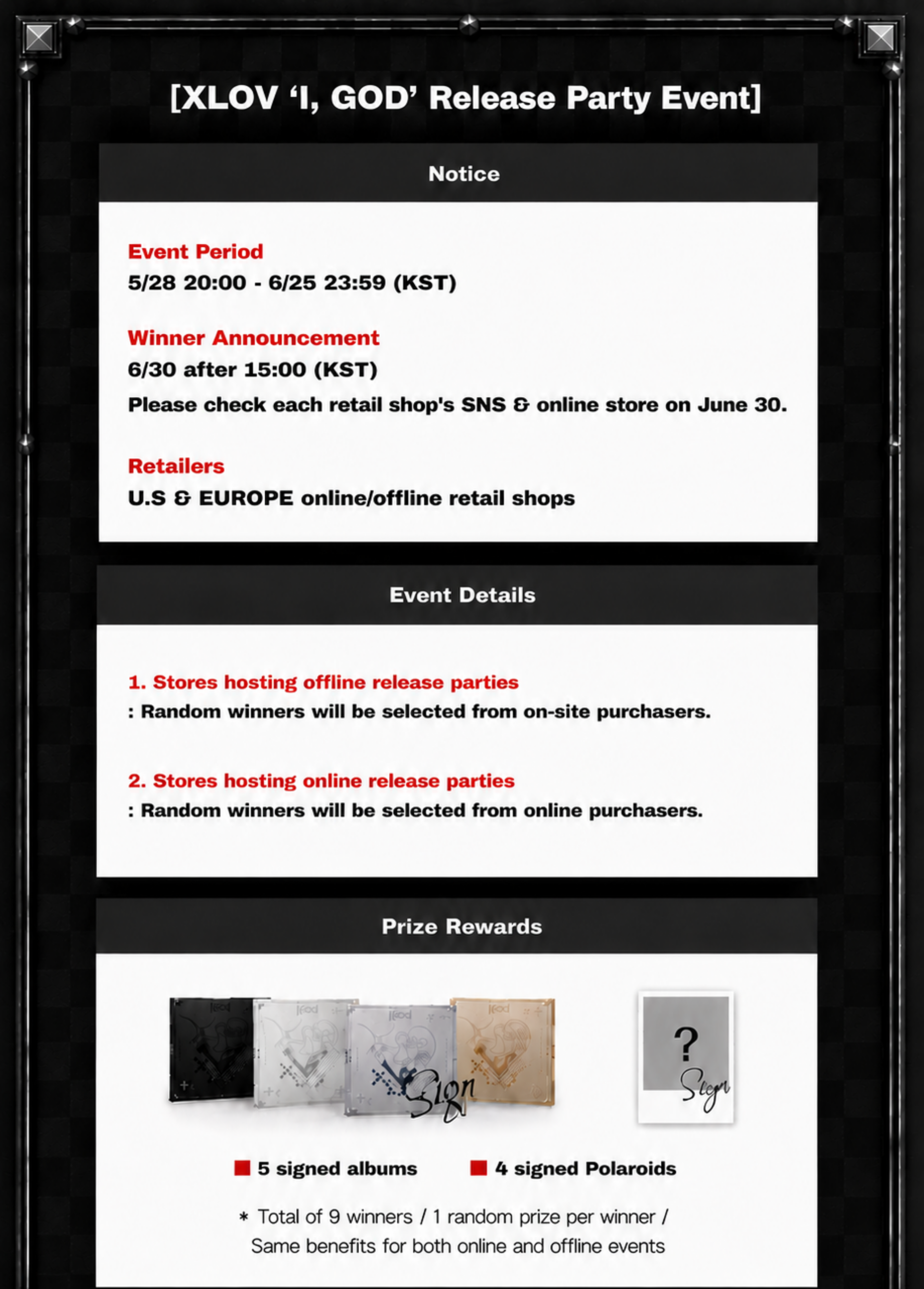 XLOV - I,GOD + Nolae Gift LAUNCH EVENT