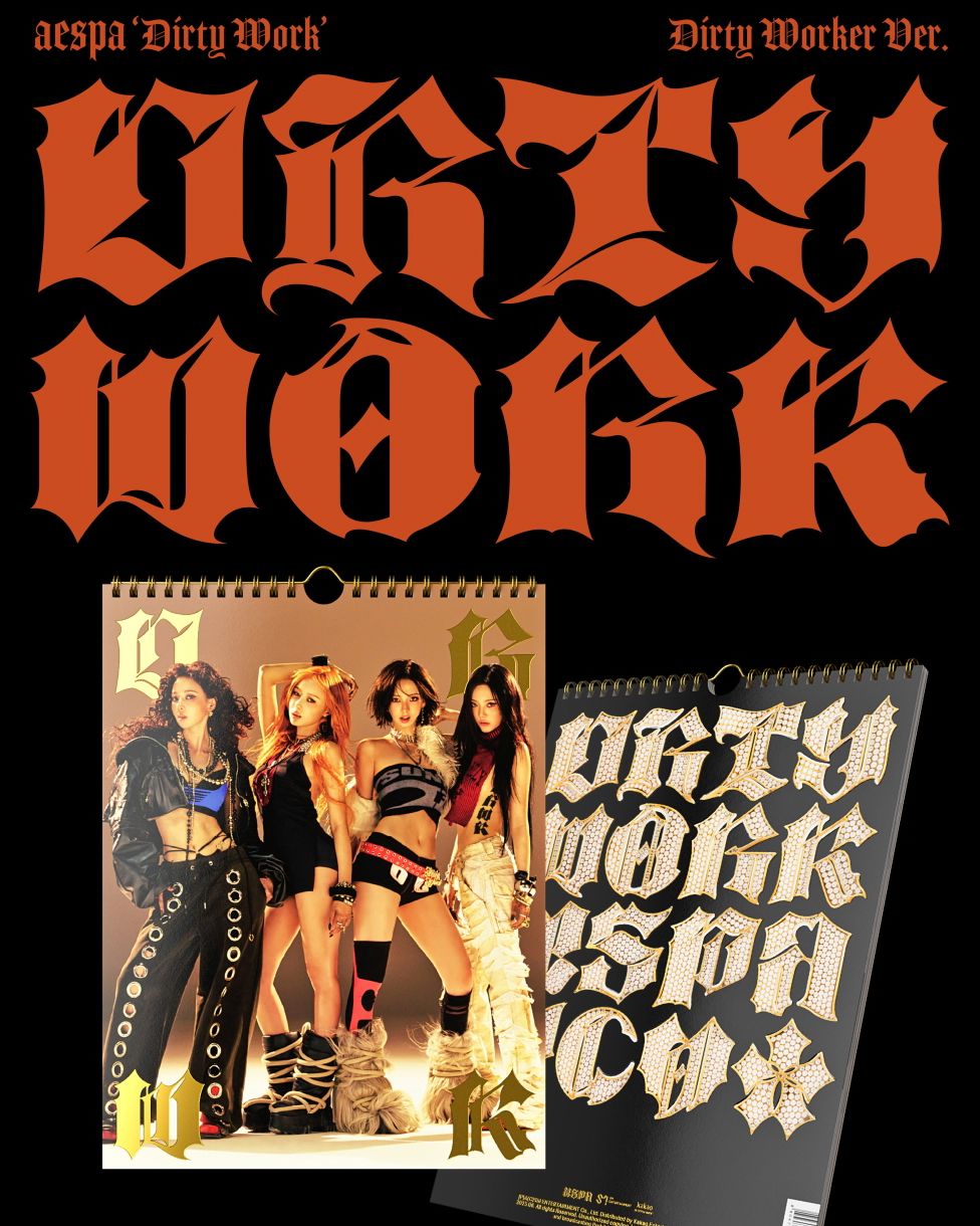 AESPA - DIRTY WORK (DIRTY WORKER) + Soundwave Photocard Nolae