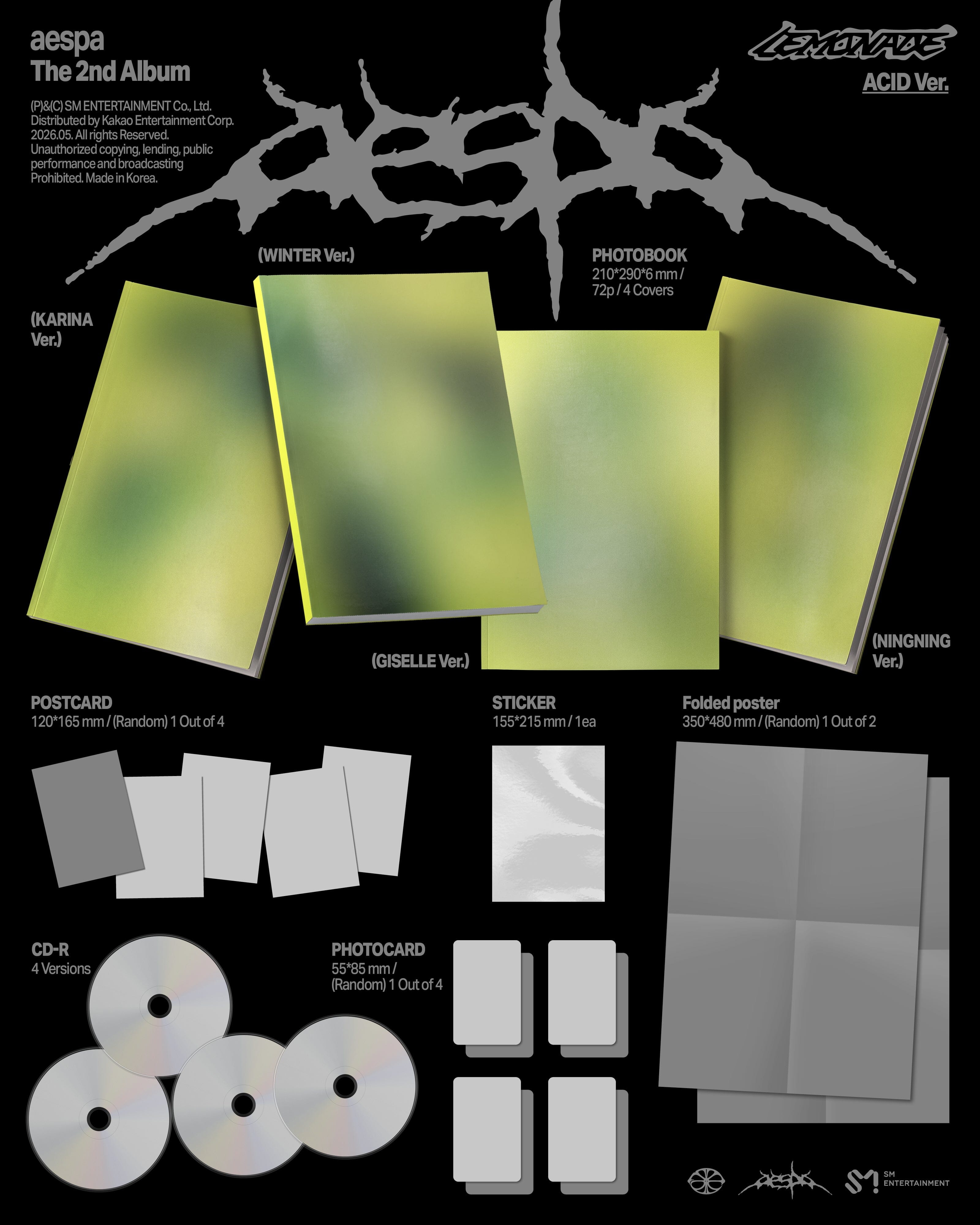 AESPA - LEMONADE (MEMBER VER.) Nolae