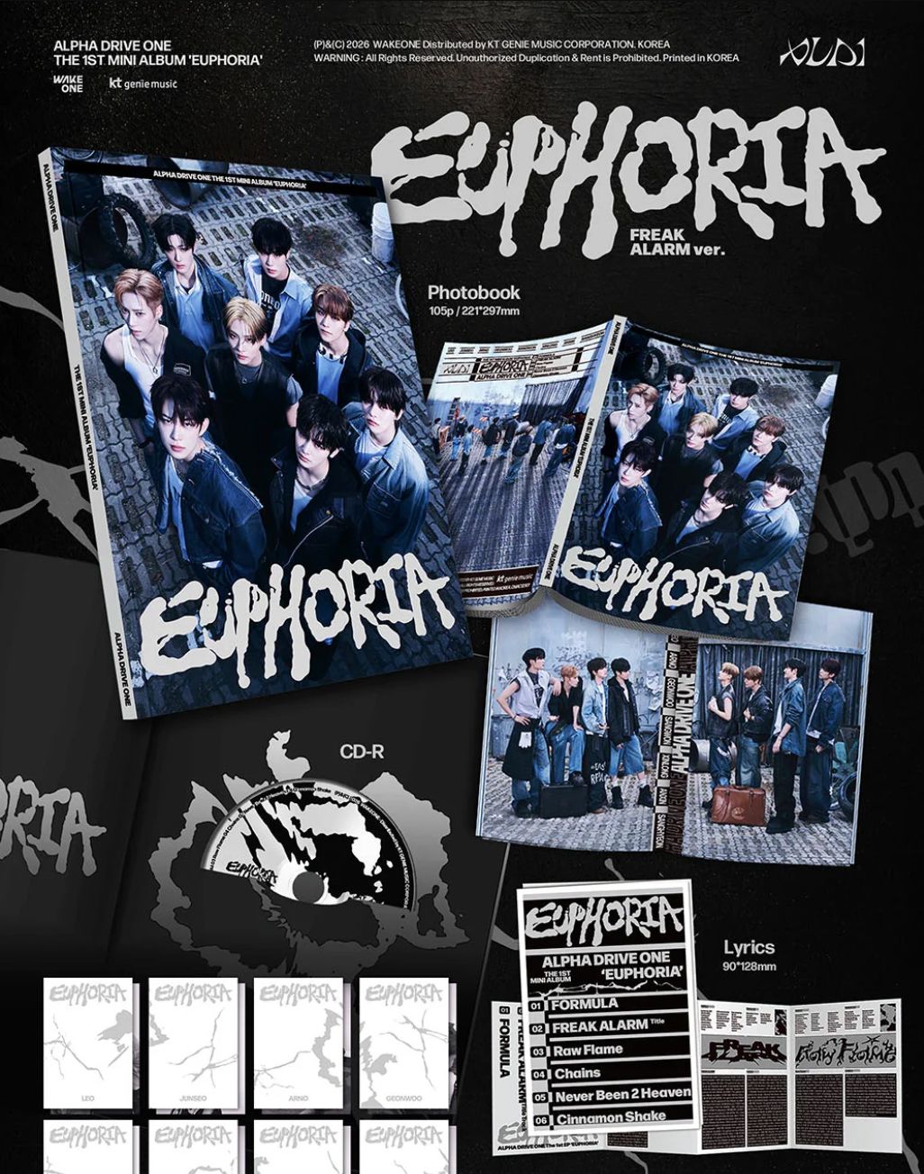 ALPHA DRIVE ONE - EUPHORIA (FREAK ALARM VER.) + SOUNDWAVE PHOTOCARD Nolae