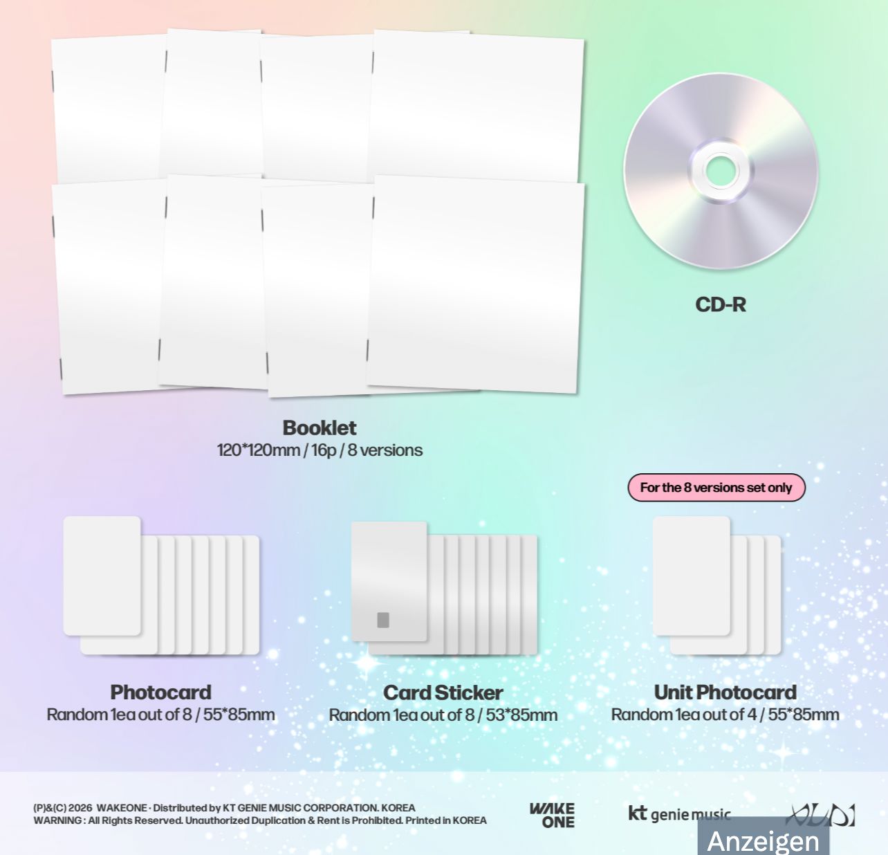 ALPHA DRIVE ONE - EUPHORIA (JEWEL CASE VER.) + Apple Music Photocard Nolae